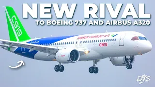 A320 + 737 RIVAL - COMAC C919 First Commercial Flight