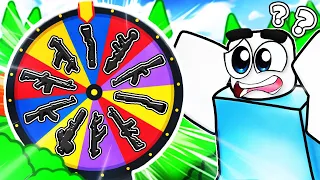 Doing The WHEEL ROULETTE CHALLENGE in Roblox FLAG WARS