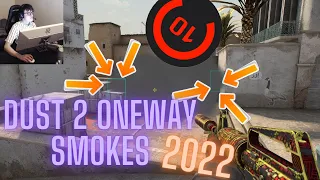 ☁️Oneway Smokes On Dust2 That Win You Games