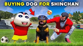 GTA 5 : Buying a DOG For Shinchan😂Full Fun #gta5 #rampageboy #bommalu