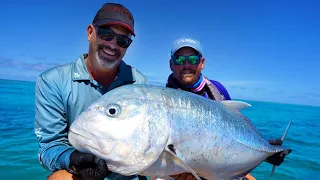 Landing a massive GT | Fishing the Great Barrier Reef