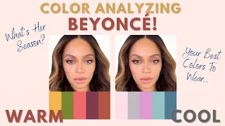 Color Analyzing Beyoncé! | Whats Her Best Colors? | How To Find What Your Best Colors Are...