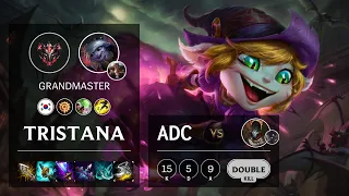 Tristana ADC vs Jhin - KR Grandmaster Patch 10.19