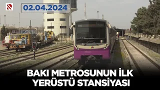 Bakı metrosunun ilk yerüstü stansiyası..