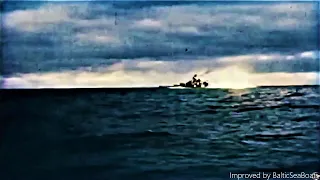 Rare WW2 Footage - Bismarck sinks HMS Hood - No Music, Pure Sound