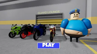 I STOLE BARRY'S MOTORCYCLES in Barry's Prison Run | Roblox