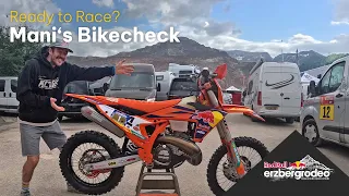 Manuel Lettenbichler's BikeCheck  - Red Bull Erzbergrodeo 2023