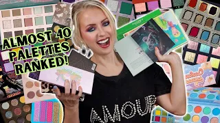 RANKING ALL THE EYESHADOW PALETTES I TRIED IN SUMMER 2023 | Steff's Beauty Stash