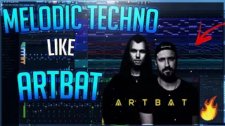How To Artbat Style Melodic Techno Drop [FL Studio Tutorial]