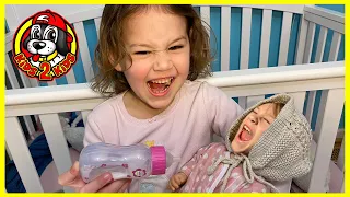 Kids Pretend 👶🏻 CALEB BECOMES THE WORST BABY FOR A DAY!