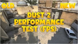 NEW DUST 2 Performance Test (FPS) vs OLD DUST 2