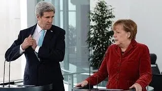 Kerry and Merkel praise partnership ahead of Munich Conference