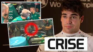 A CRISE DE LANCE STROLL na Aston martin após mais uma eliminação no Q1