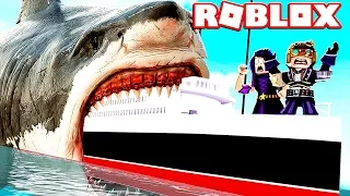 I MIEI AMICI CONTRO LO SQUALO PIÙ FORTE DI ROBLOX!!!