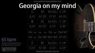 Georgia On My Mind : Backing Track