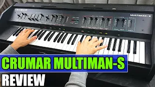Crumar Multiman-S / Orchestrator - Synth Review & Demo | Analog String Synthesizer