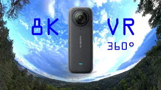 Insta360 X4 🟢 8K VR 360° video footage ✅