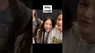 WHEN KITTY HAERIN LAUGH #newjeans #minji #haerin #hyein #danielle #hanni #omg #ditto #shorts