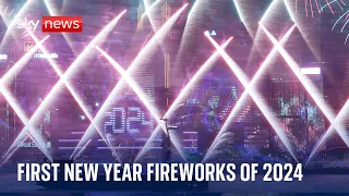 New Year fireworks: Australasia and southeast Asia ring in 2024