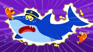 Shark Police Squad! Let’s go | Sea Animal Song | Nursery Rhymes & Kids Songs