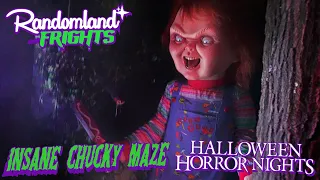 INSANE Chucky Maze at Universal Studios Halloween Horror Nights!