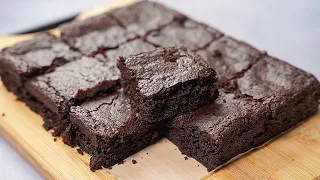 No Egg No Oven Fudgy Brownie Recipe | Eggless Brownie Recipe Without Oven | Yummy