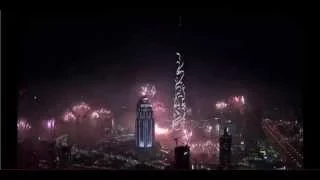 2015 OFFICIAL  FULL Burj Khalifa, DUBAI - 2015 New Years Fireworks Show [HD]