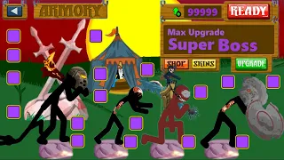 MOD Update 9999 Point Max Levels So Insane Super Boss| Stick War Legacy