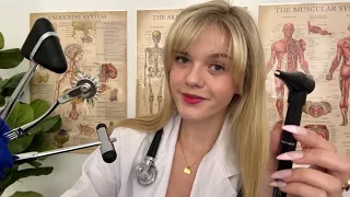 ASMR 1h Annual Doctor Check-Up ❤️‍🩹🩺 (ear cleaning, eye exam, sensory test, scalp check, etc)