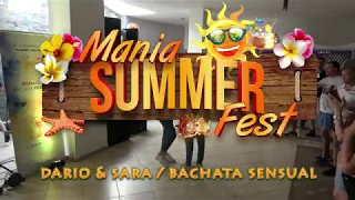 Dario & Sara  - Sensual Bachata @ Mania Summer Fest 2019 2