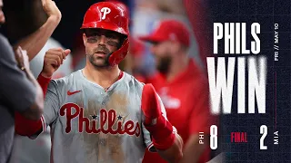 Phillies vs. Marlins Game Highlights (5/10/24) | MLB Highlights