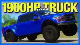 Forza Horizon 4 : 1900 Horsepower Ford F150!! (Ford F150 Prerunner Deberti)