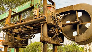 Restoration Of Rare Giant Wood Sawing Machine // Restoring Wood Cutting Saws For Carpentry Workshops