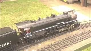 First time running the Accucraft Southern Pacific F4 Goods Locomotive