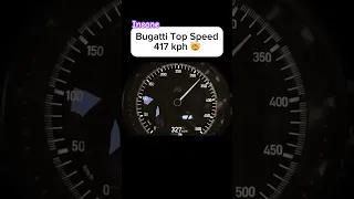 Bugatti Breaks Record: Reaches 417 kph on Highway! #bugatti #bugattiveyron #speed #400kph