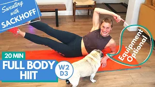 20 Min HIIT Workout  |  Week 2 Day 3 with Katee Sackhoff