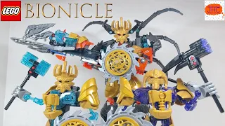 BIONICLE Makuta Ekimu Skull Grinder Scorpio Combiner Action Figure LEGO Set Review Kitbash Custom