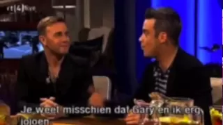 Robbie Williams & Gary Barlow (accidentally in love - I love you)