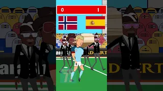 Norway vs Spain Haaland  #football #shortvideo #shorts #short