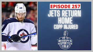 Winnipeg Jets return home from road trip, beat Blues in OT, Copp injured