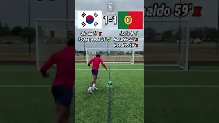 South Korea vs Portugal⚽️🟥