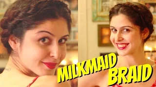 How To || Easy Milkmaid Braid!!!