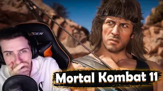 Hellyeahplay смотрит: Mortal Kombat 11 - Rambo Gameplay - РЭМБО ГЕЙМПЛЕЙ