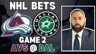 Colorado Avalanche Vs. Dallas Stars - Game 2 NHL Playoffs Thursday 5/9/24 | Picks And Parlays