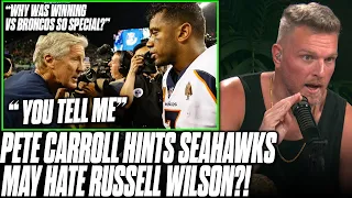 Pete Carroll's Comments After Game Hint That Seahawks HATE Russell Wilson?! | Pat McAfee Reacts