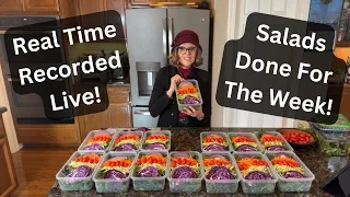 Live session...  Building this weeks salads, with Tami Kramer - Nutmeg Notebook