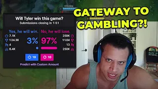 Tyler1 On Twitch Promoting Gambling Through Channel Points