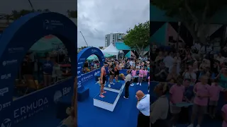 ITU Elite Men Triathlon Bermuda Podium