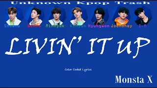 Monsta X - LIVIN' IT UP Color Coded Lyrics