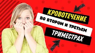 КРОВОТЕЧЕНИЕ ВО 2 И 3 ТРИМЕСТРАХ  @DrOlenaB #беременность #кровотечение #второйтриместр